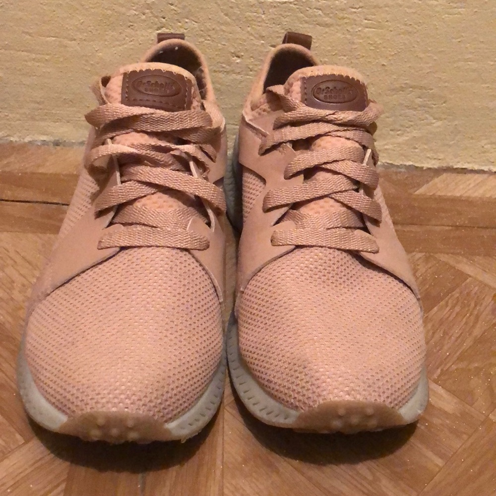 these shoes are light pink and very comfy inside